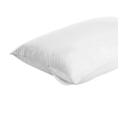 Kit 4 Capas para Fronha de Travesseiro Impermeável Vida Pratika Branco