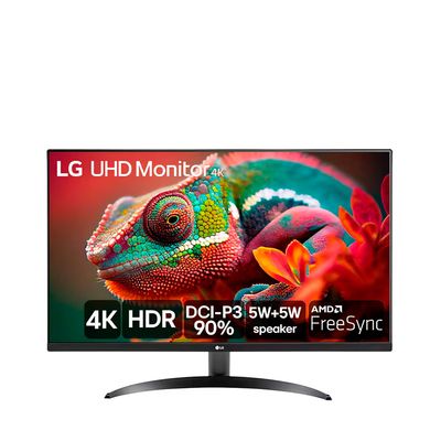 Monitor LG 32 Polegadas 32UR500-B Ultra UHD 4K, AMD Free Sync, MaxxAudio, Dynamic Action Sync, Black Stabilizer, HDR10 e HDMI Preto / Bivolt