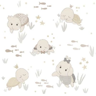 Papel de Parede Happy Infantil Branco 14851