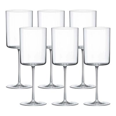 Jogo de 6 Taças de Cristal para água Oxford Minimal Classic 420ml