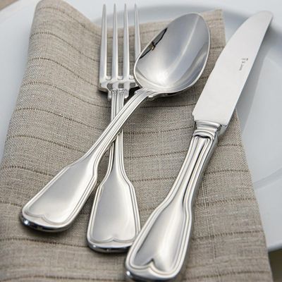 Faqueiro em aço inox Saint James Paris 130 Peças: Elegância e sofisticação para sua mesa