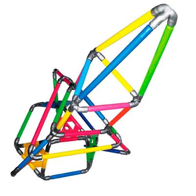 Quebra-cabeça Edulig Puzzle 3D Foguete - 56 peças e conexões - ME4NZCQYS - Edulig