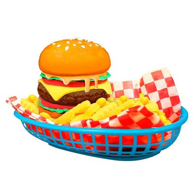 Kit de Slime de Hamburger Slimy DIY Street Food Crush