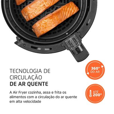 Fritadeira Air Fryer 3.6L Mondial AF36BI Preta 127V 127V
