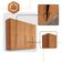 Guarda Roupa Casal Encanto 100% Mdf 6 Portas E 4 Gavetas Ruf Naturalle
