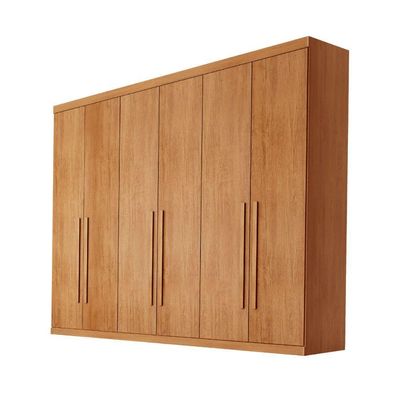 Guarda Roupa Casal Encanto 100% Mdf 6 Portas E 4 Gavetas Ruf Naturalle