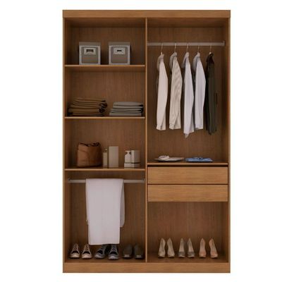Guarda Roupa Solteiro Heros 4 Portas Com Pés Moderna Imbuia