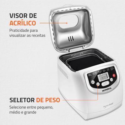 Panificadora Automática Master Bread Mondial NPF-54 220