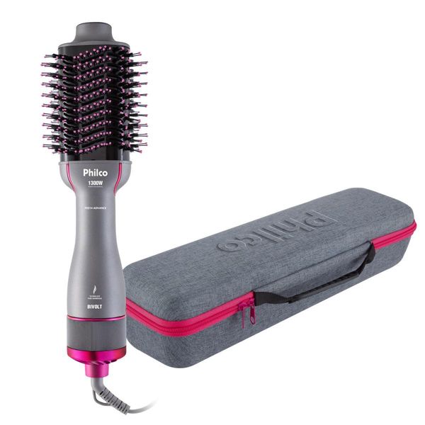 Escova Secadora Philco Soft Advance PES14 4 em 1 Bivolt Bivolt