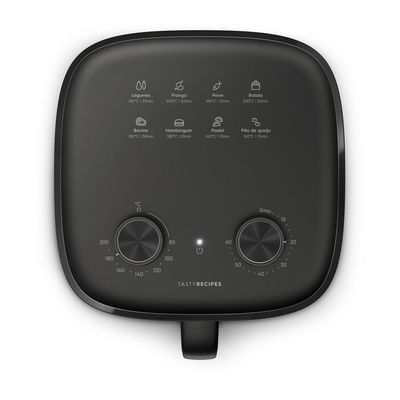 Air Fryer Electrolux por Rita Lobo 3L Preta Efficient c/ Desligamento Automático 1200W (EAF05) 220V