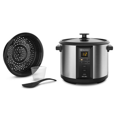 Panela Elétrica Electrolux por Rita Lobo 1,8L Preta Experience Digital (ECC20) 220V
