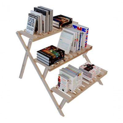 Estante Para Livros Piramide Escada Articulada Versátil