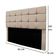 Cabeceira Cama Box Estofada Solteiro 90 Cm Ananda Suede Bege