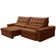 Sofá Retrátil Reclinável Para Sala 4 Lugares 290cm Nebrasca F04 Veludo Terracota - Lyam Decor