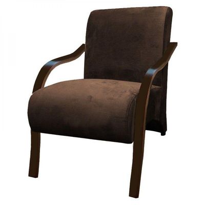 Kit 3 Poltrona Vênus 1 Lugar Suede Marrom