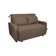 Sofá Cama Compacto 2 Lugares 1,38 Larg Amora New Matrix Suede Capuccino