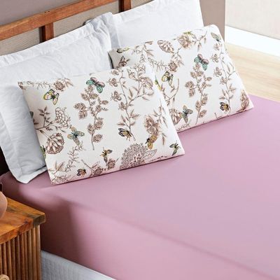 Jogo De Cama Malha King Quality 03 Peças - Butterfly