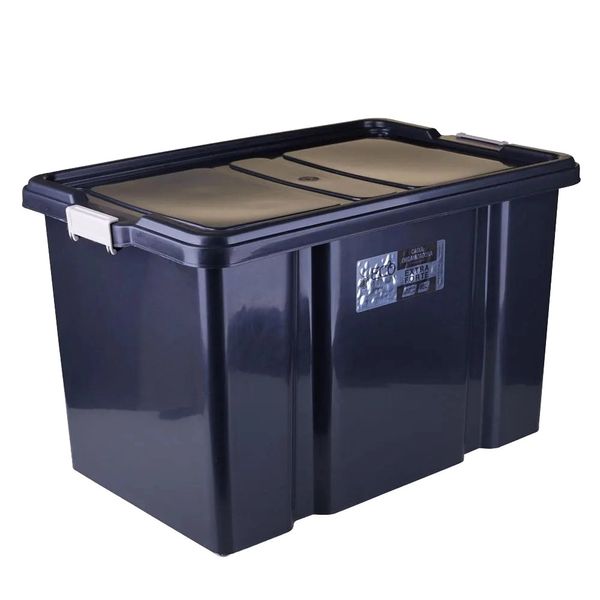Caixa Organizadora Cazza Premium em Plástico Preta 65L Caixa Organizadora Cazza Premium em Plástico Preta 65L