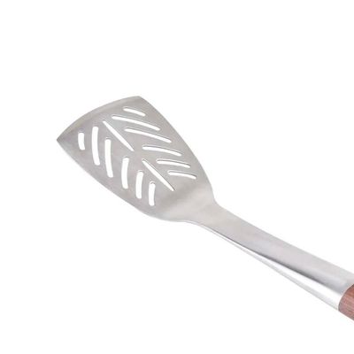 Espátula vazada para churrasco em aço inox Kenya 35,5cm