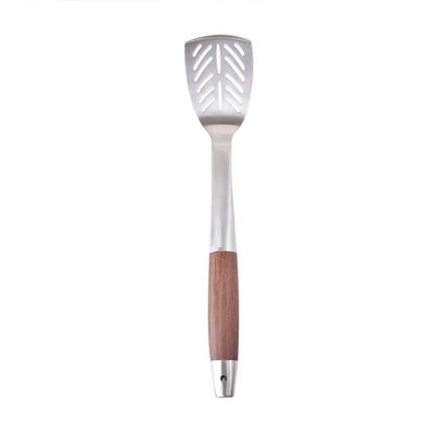Espátula vazada para churrasco em aço inox Kenya 35,5cm