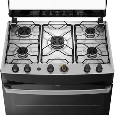 Fogão 5 Bocas Continental Branco Automático com TOPLimpaFácil (FC5IB) Premium Bivolt