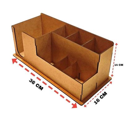 Porta Guardanapo E Sachê Em Mdf - Kit 10 Unidades