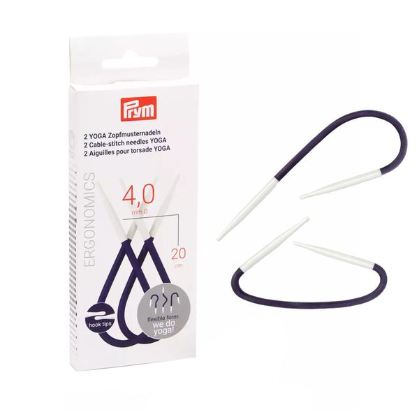 Agulha para Trança Yoga Flexível Prym Ergonomics 4.00mm