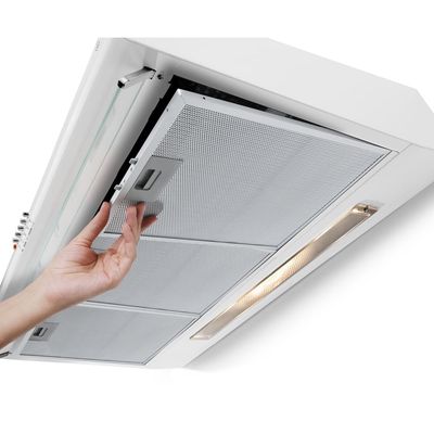 Depurador de Ar Parede Electrolux 80cm Branco com Filtro Lavável e Máscara Captadora de Ar (DE80B) 220V