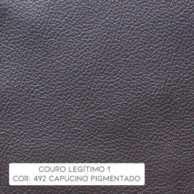 Kit 2 Poltronas Giratória Astana Couro Capucino