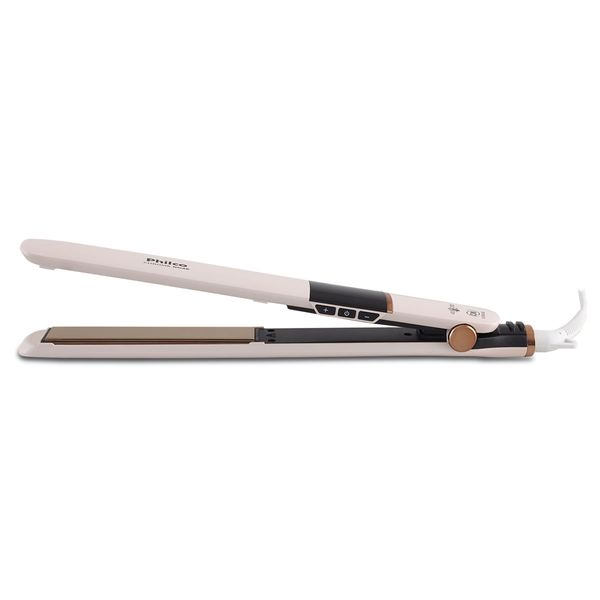 Prancha de Cabelo Philco Titanium Chrome Rose Bivolt PPR10 Bivolt