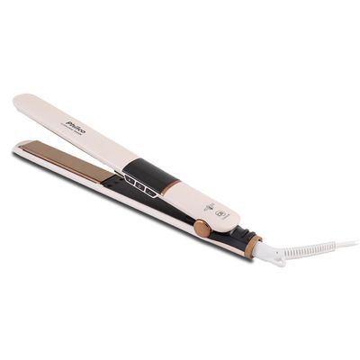 Prancha de Cabelo Philco Titanium Chrome Rose Bivolt PPR10 Bivolt