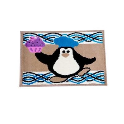 Kit Tapete de Cozinha Veludo 2 Peças Pinguim J. Serrano