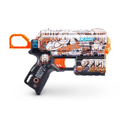 Lançador de Dardos X-Shot - Skins Flux Sonic - Retrô