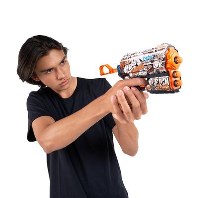 Lançador de Dardos X-Shot - Skins Flux Sonic - Retrô