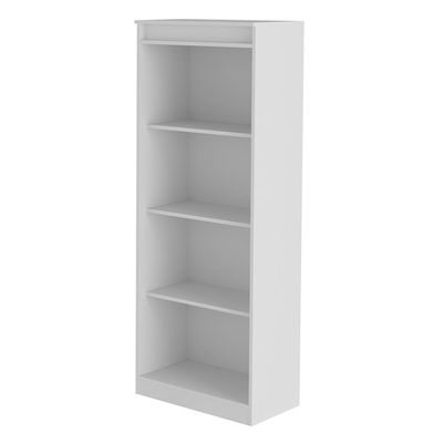 Armário Alto para Escritório Home Office ME4150 MDP Branco - Gran Belo