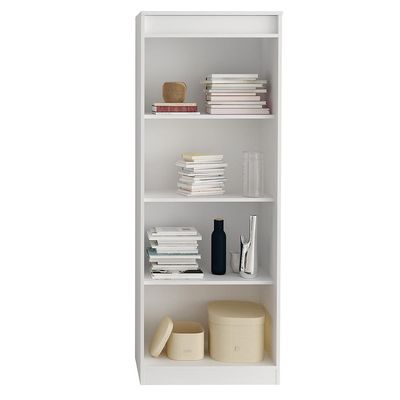Armário Alto para Escritório Home Office ME4150 MDP Branco - Gran Belo