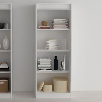 Armário Alto para Escritório Home Office ME4150 MDP Branco - Gran Belo