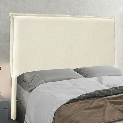 Cabeceira Decorativa King Size 1,95M Trento Linho Natural - Gran Belo