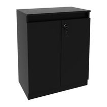 Balcão Escritório Com Chave Multimóveis Cr25046 Preto