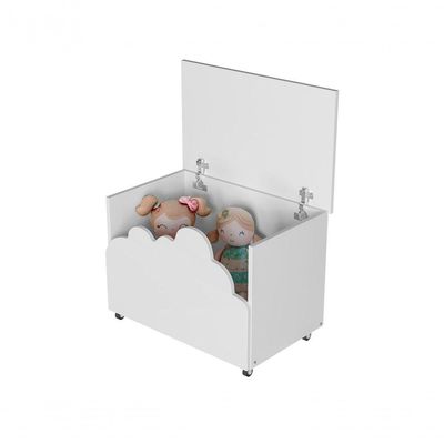 Baú Infantil Formato Nuvem – Organização Com Charme No Quarto