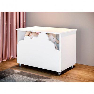 Baú Infantil Formato Nuvem – Organização Com Charme No Quarto