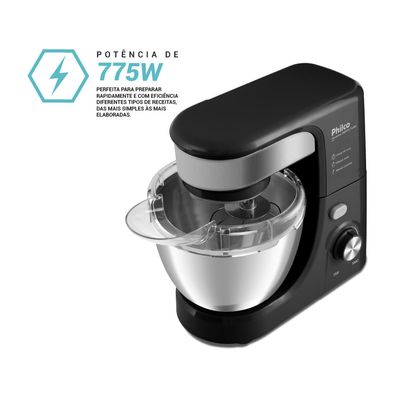 Batedeira Planetária Philco 775W 3 Batedores PBP770PI 127V