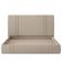 Cama Casal Flutuante Com Cabeceira 140cm Astra S04 Linho Bege - Lyam Decor