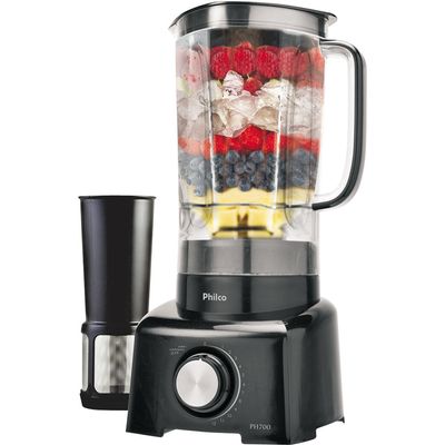 Liquidificador com Filtro Philco PH900 900W 2L 12 Velocidades Preto 127V 127V
