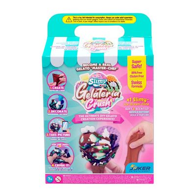 Kit Slime de Sorvete Slimy Gelateria - Sorvete de Cone Chocolate