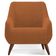 Kit 02 Poltronas Decorativa Fixa Pés de Madeira Paloma D02 Veludo Telha C-262 - Lyam Decor