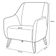 Kit 02 Poltronas Decorativa Fixa Pés de Madeira Paloma D02 Veludo Telha C-262 - Lyam Decor