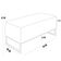 Puff Decorativo Sala de Estar Cléo W01 Base Ferro 90 cm Suede Pied Poule - Lyam Decor