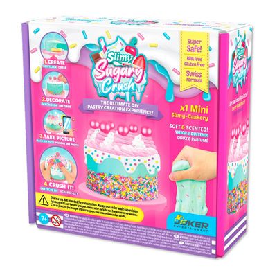 Kit Slime de Bolo Slimy Sugary Crush Mini