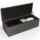 Kit Cabeceira Cama Box Casal Queen 160cm Calçadeira Baú Dália W01 Linho Cinza Escuro - Lyam Decor